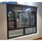 Het Opereerbare Horizontaal en Verticale Openslaande raam van de aluminiumlegering