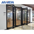 NAVIEW-Harmonikastijl het Glijden het de Glasvezelscherm van Glasdeuren het Opleveren